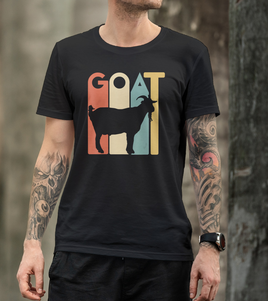 Retro Vintage Goat Animal Goats Lover T-Shirt