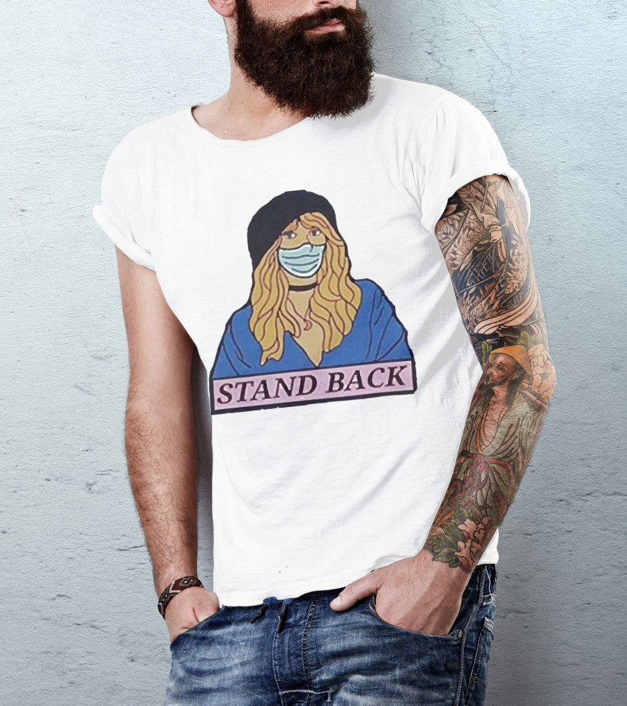 Stevie Nicks Stand Back Masked T-Shirt
