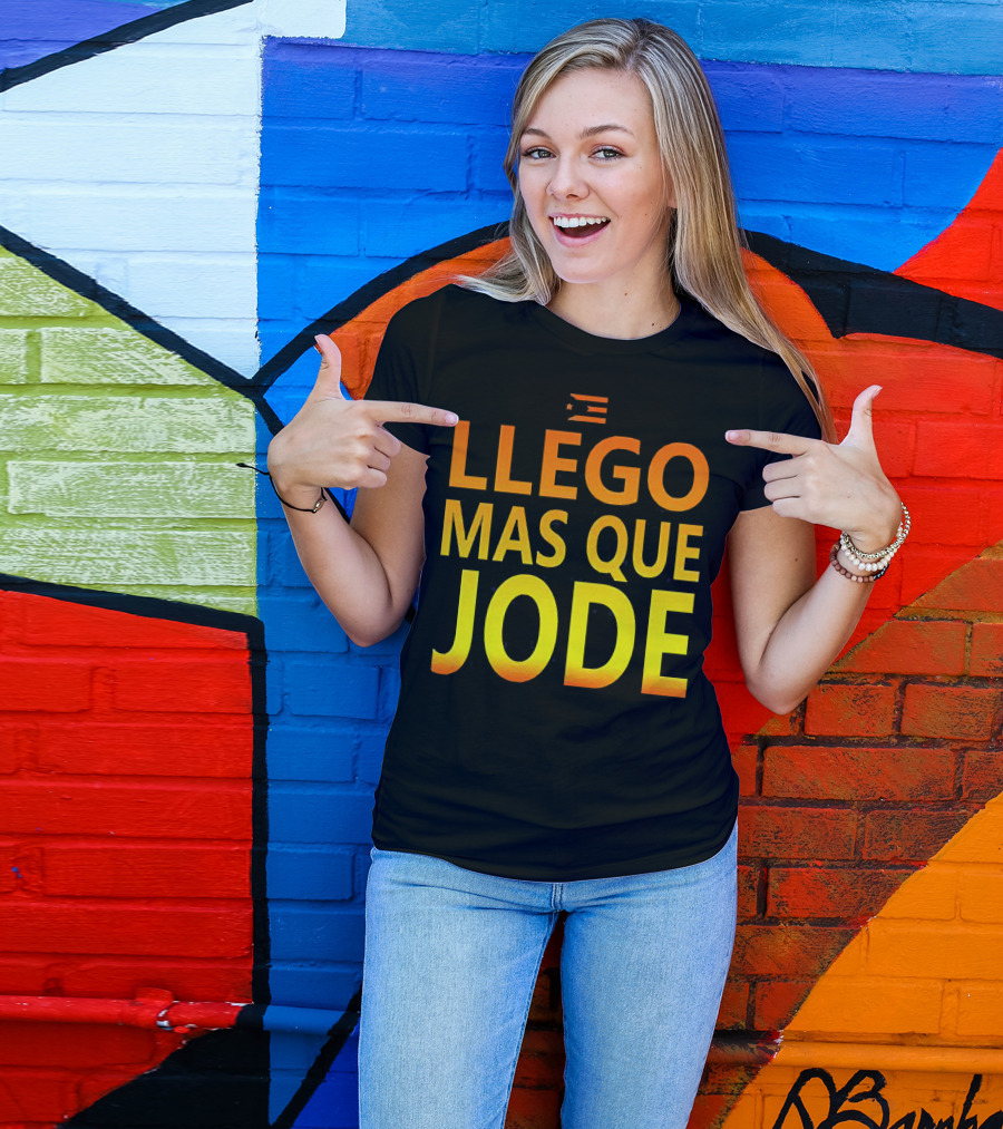 Llego Mas Que Jode Puerto Rican Flag T-Shirt