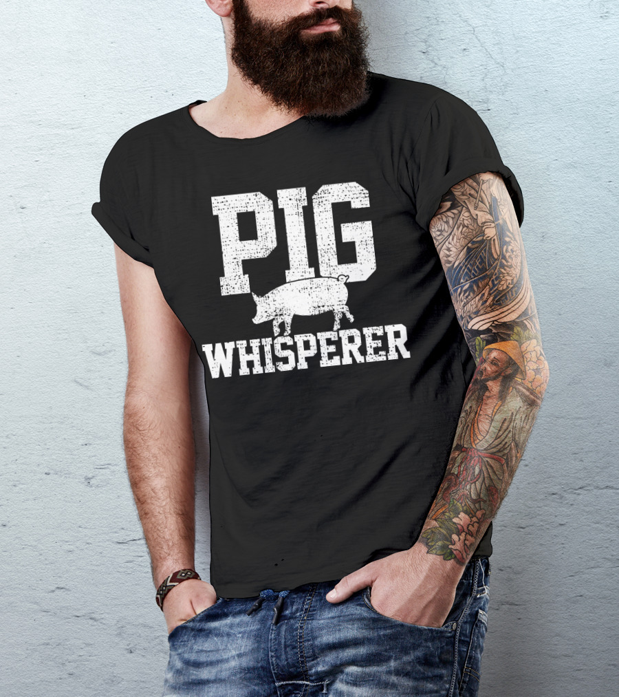 Pig Whisperer Farmer T-Shirt