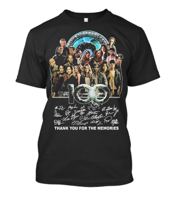The 100 Cast Thank You For The Memories With Signatures T-Shirt