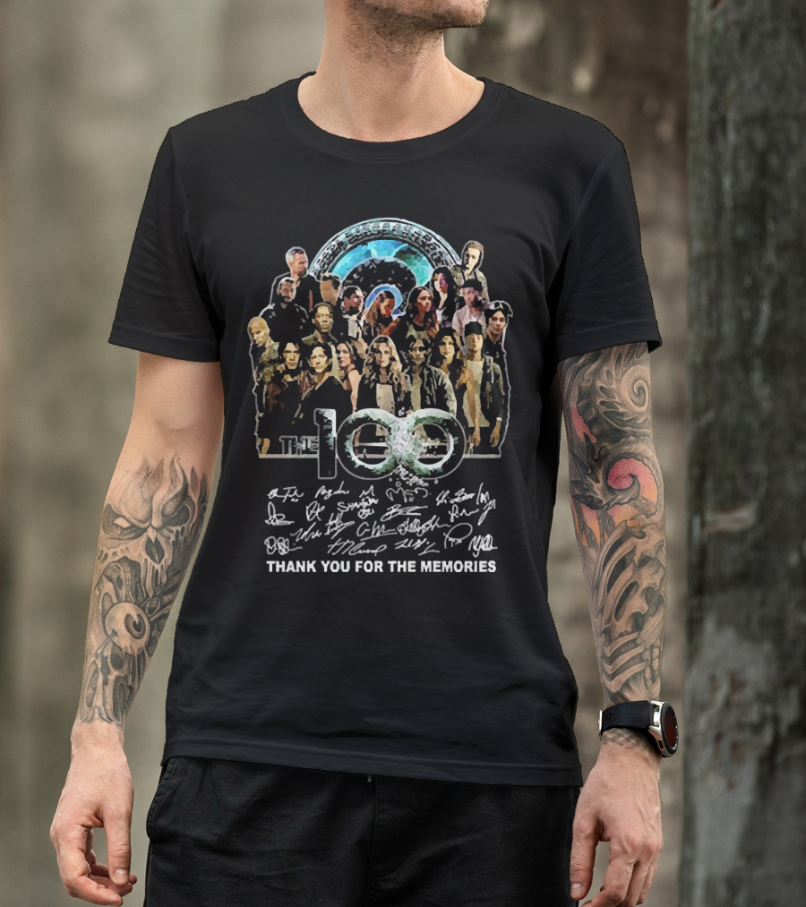 The 100 Cast Thank You For The Memories With Signatures T-Shirt