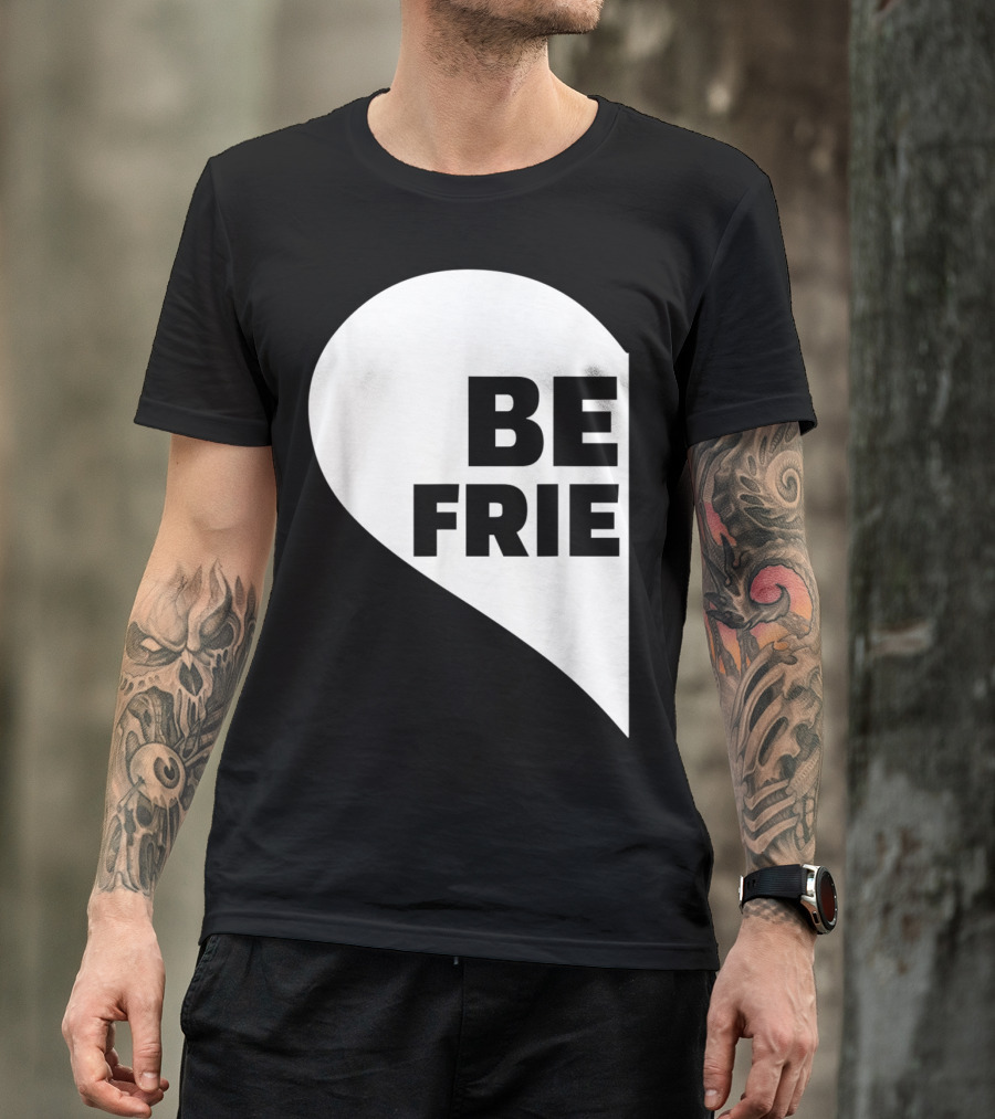 BE FRIE Best Friends Half Left Heart T-Shirt