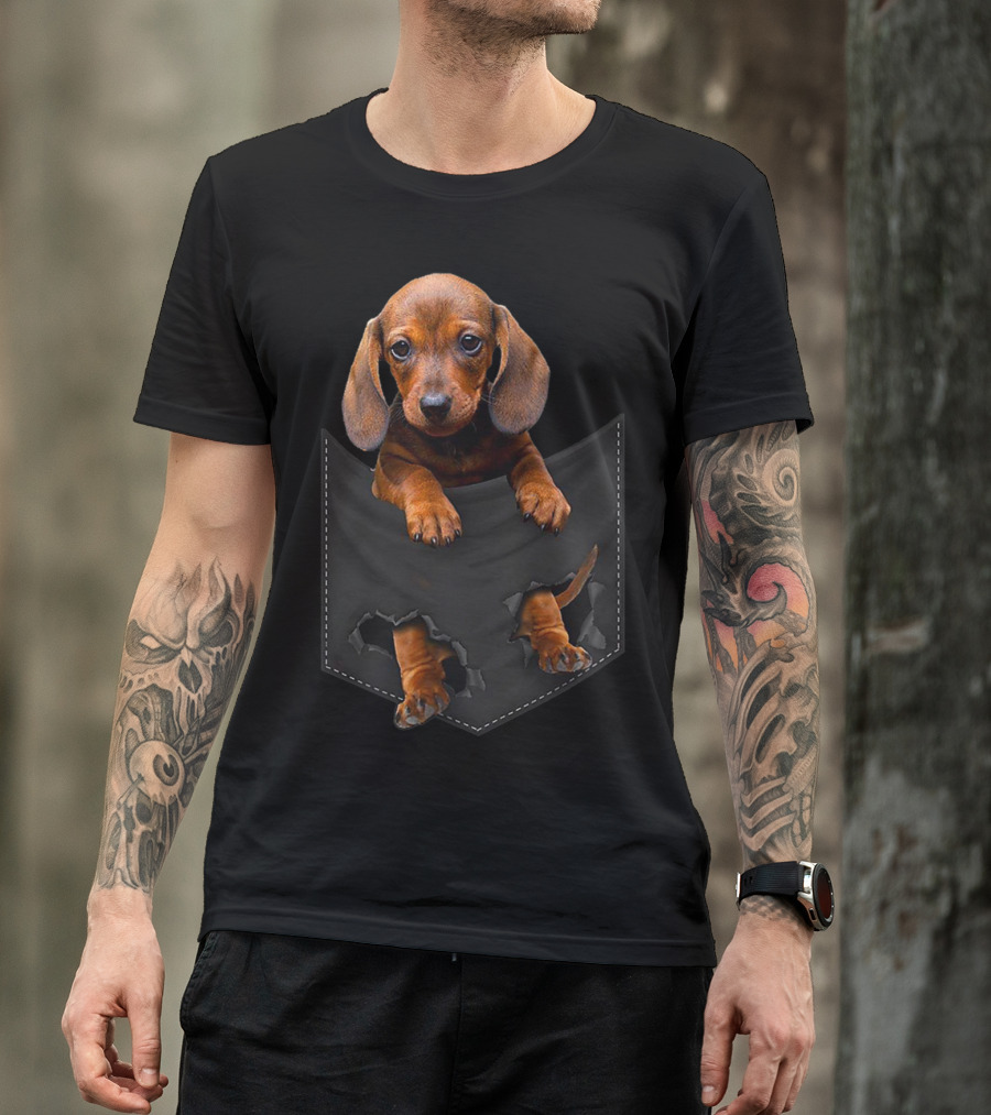 Dachshund In My Pocket Weiner Dog T-Shirt