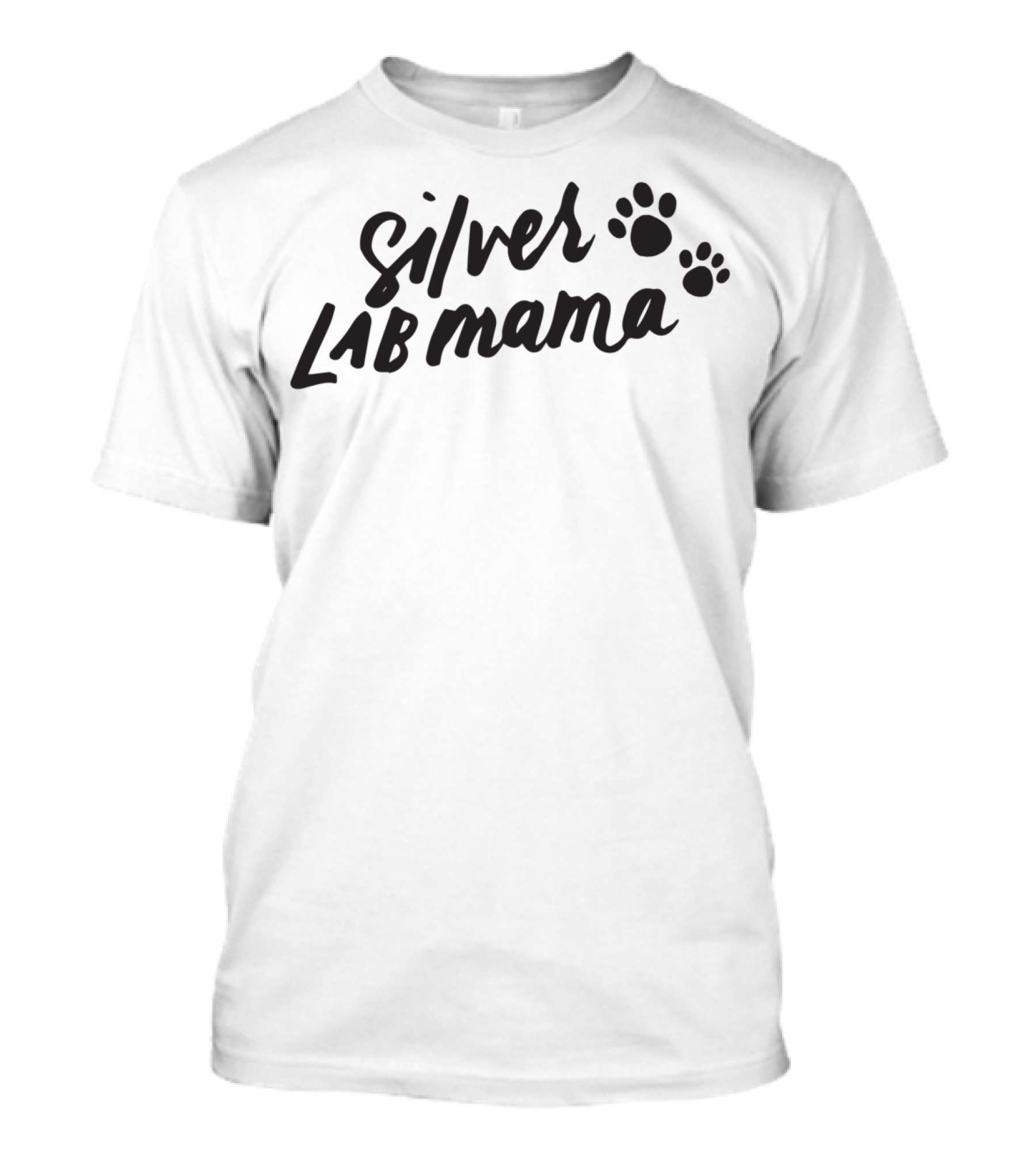 Silver Lab Mama Proud Labrador Retriever Dog T-Shirt