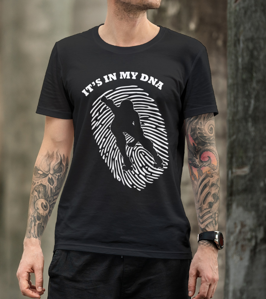 It's In My DNA Roller Derby Fingerprint Player T-Shirt