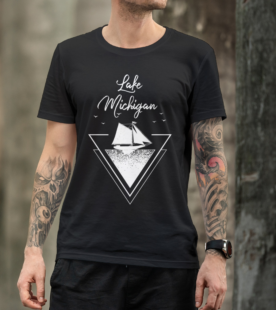 Lake Michigan Sailing Adventure Water Fun Great T-Shirt