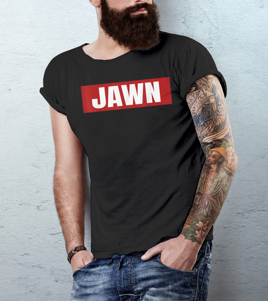 Philadelphia Jawn Bold Red Block Text T-Shirt