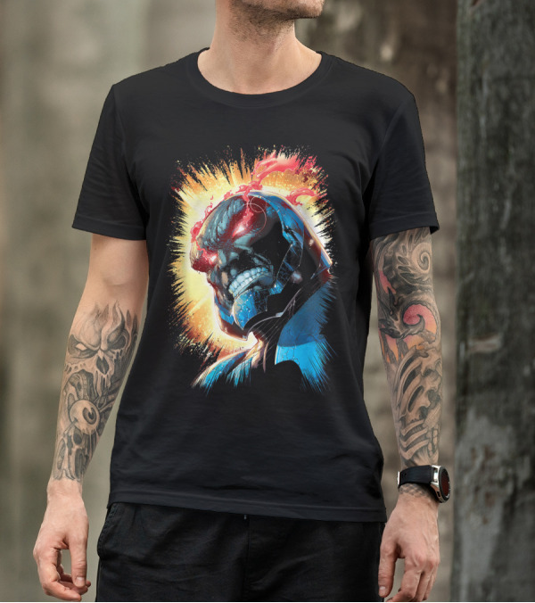 Justice League Darkseid Is Apokolips Omega Beam Wrath T-Shirt