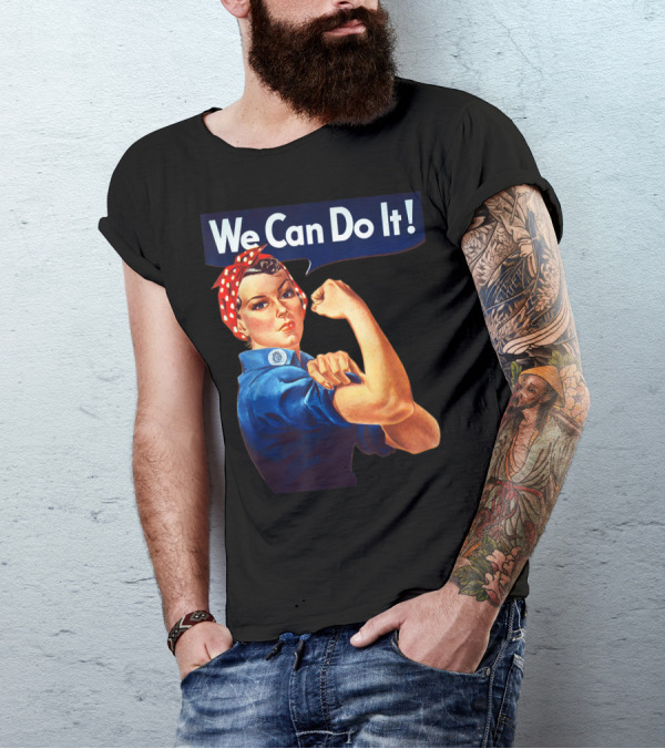 We Can Do It Rosie The Riveter Feminist T-Shirt