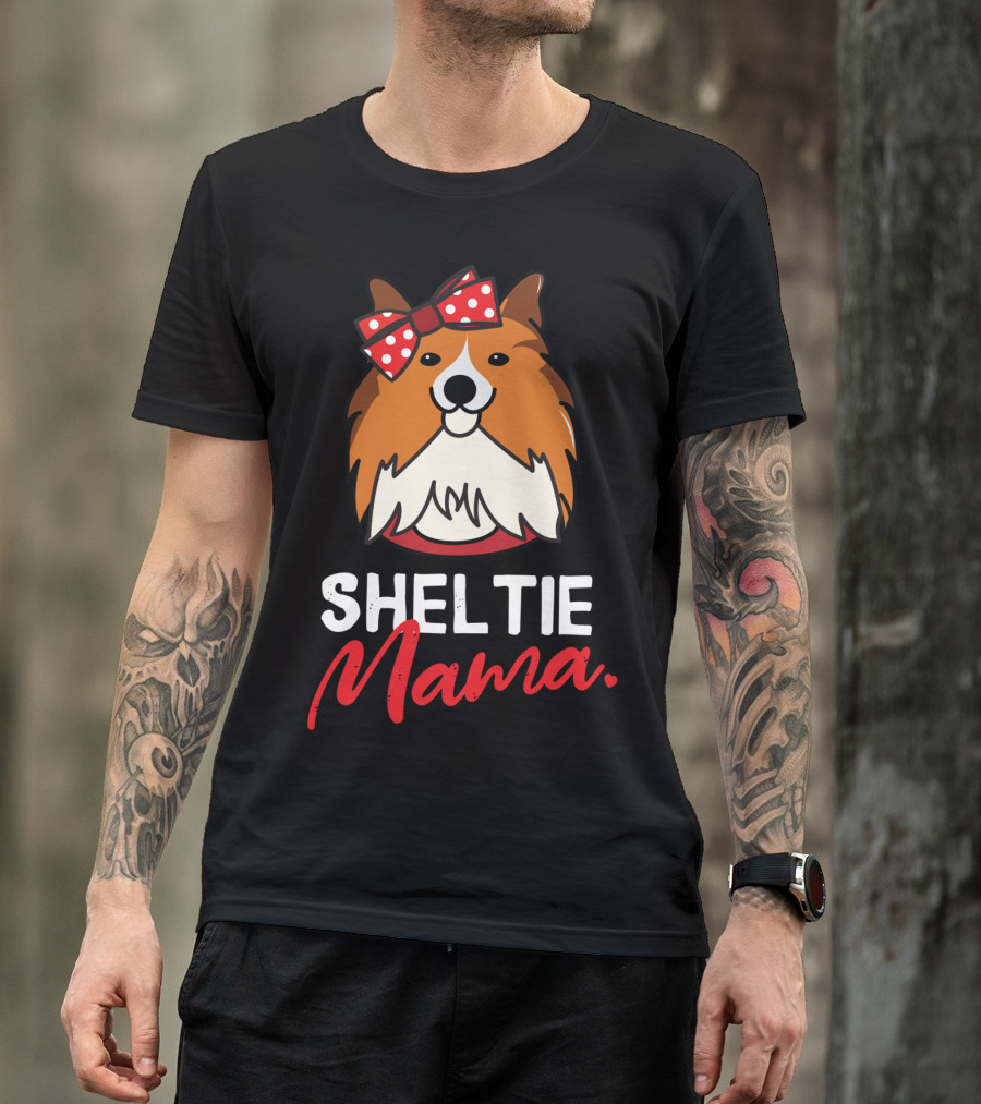 Sheltie Mama Shetland Sheepdog Mom T-Shirt