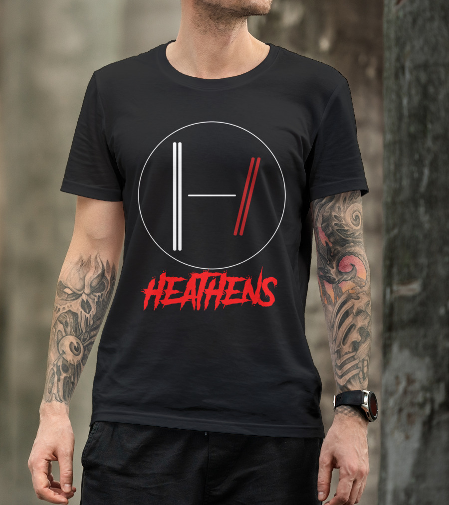 Twenty One Pilots Heathens Logo Circle T-Shirt