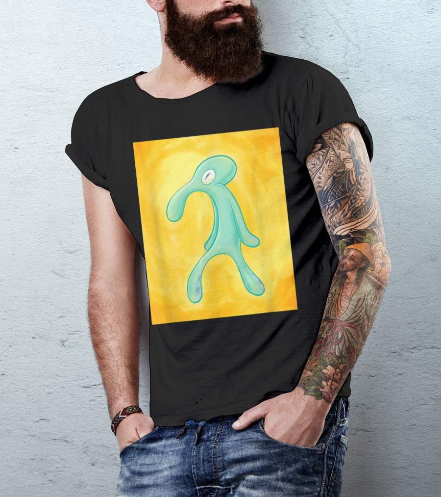 Bold And Brash Squidward Jellyfish Fields Aesthetic T-Shirt