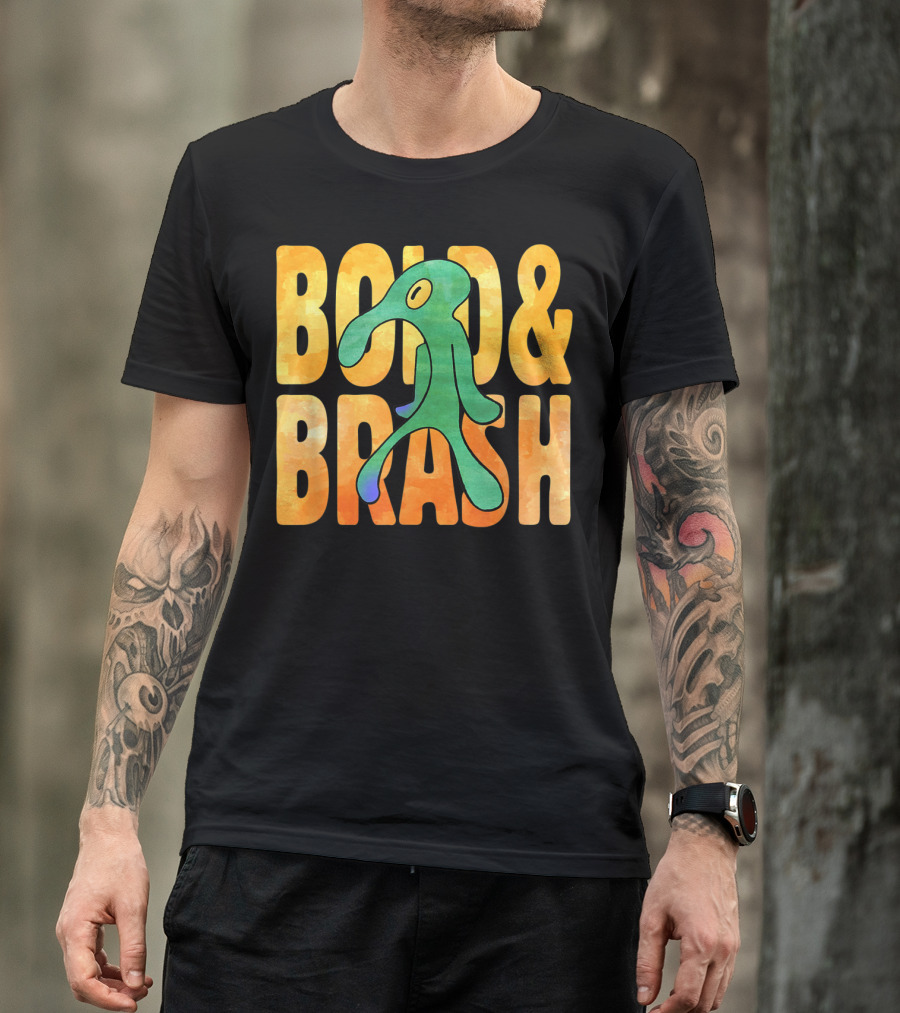 Bold Brash Squidward Painting Meme T-Shirt
