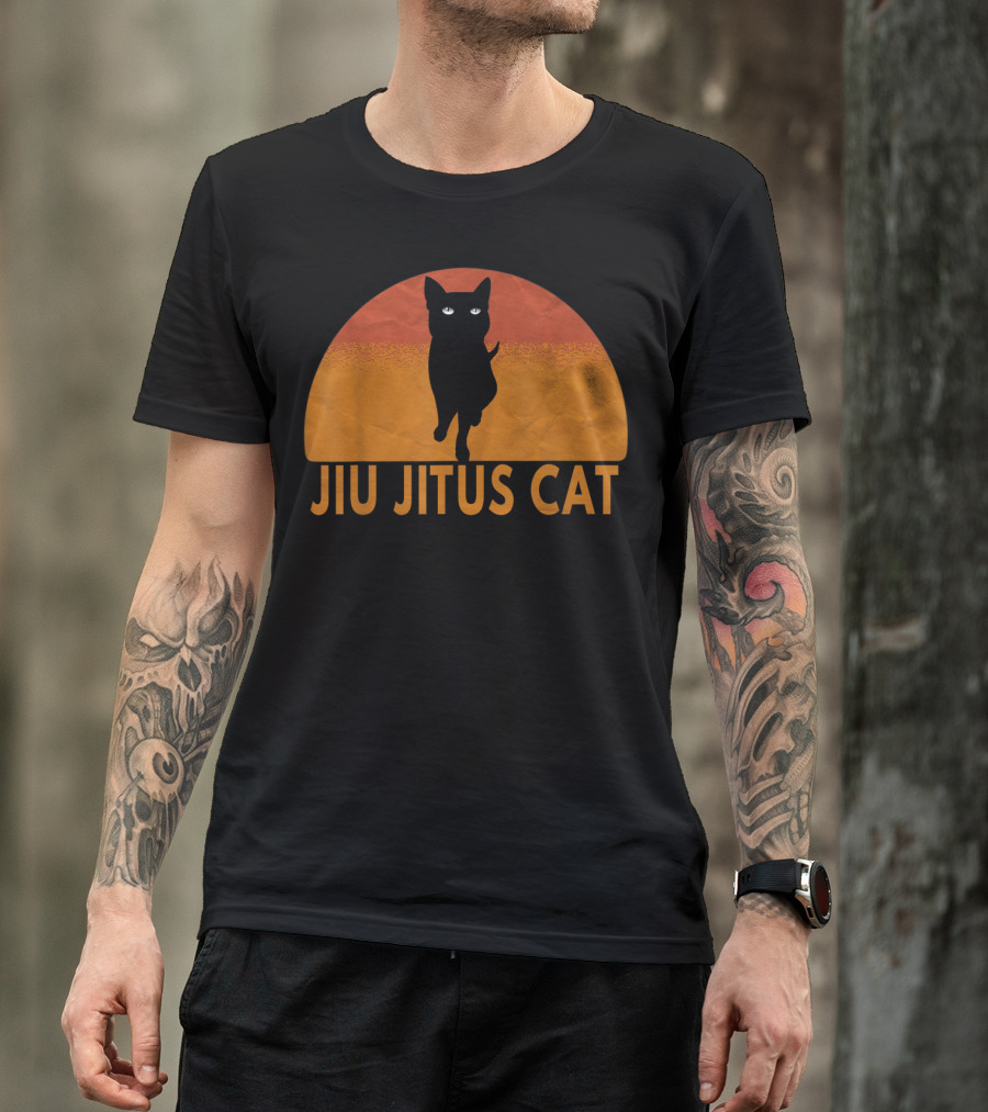 Jiu Jitsu Cat Cats Jiujitsu Bjj T-Shirt