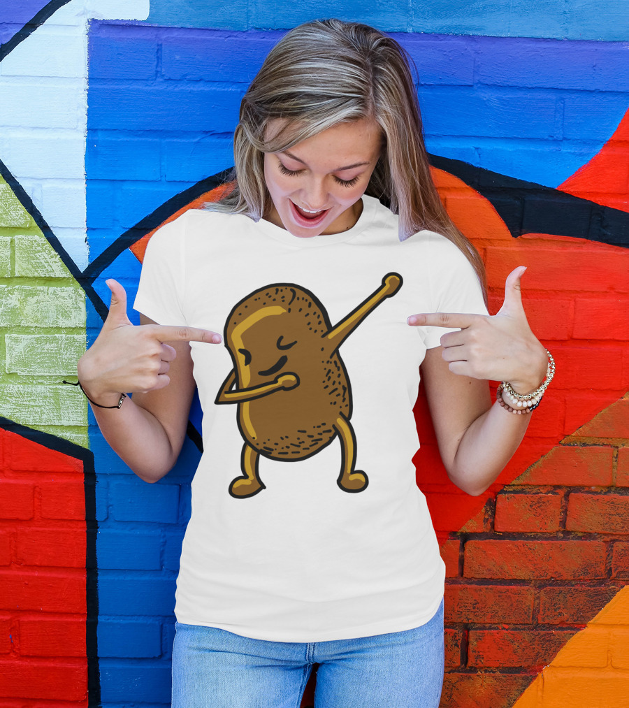 Dabbing Potato Funny Dab Dance Root Vegetable T-Shirt