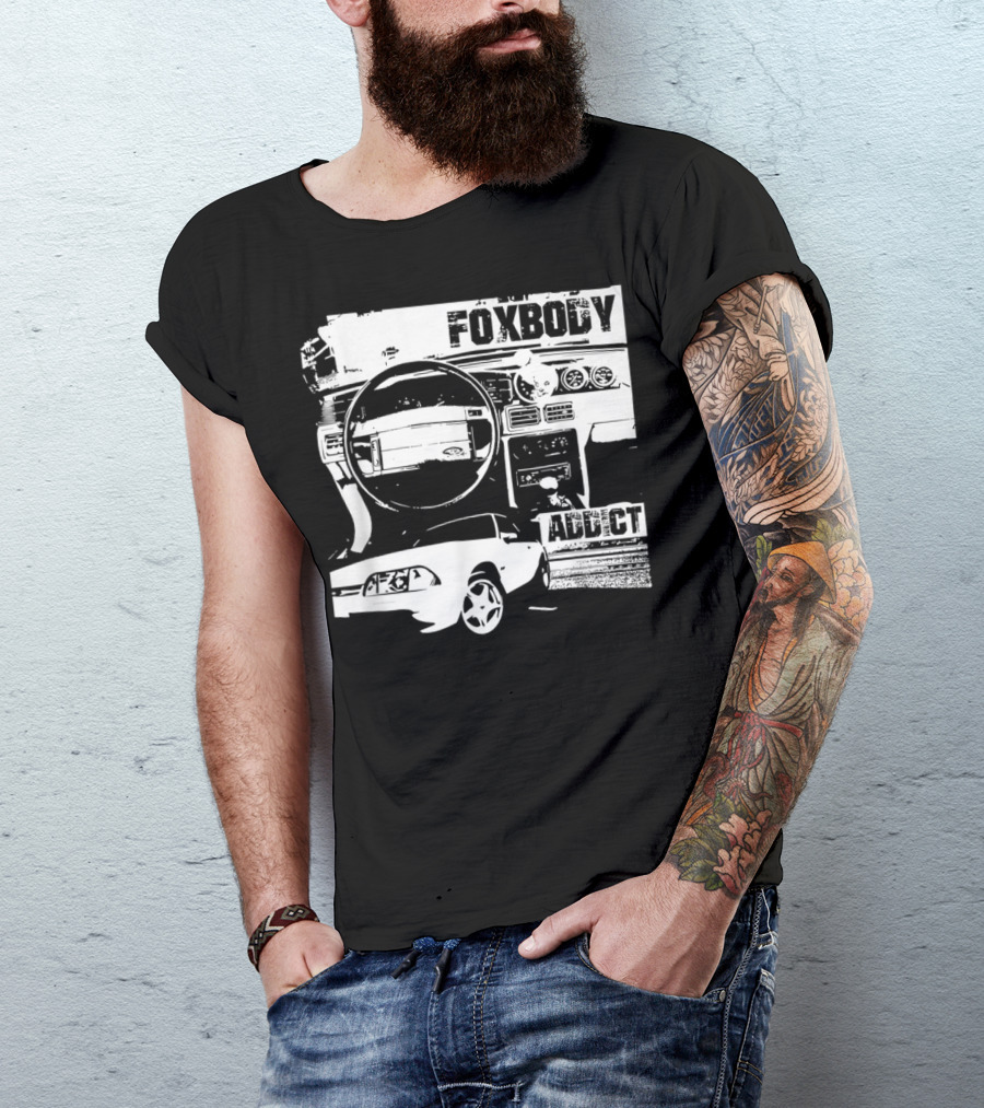Foxbody Addict Mustang Dashboard T-Shirt