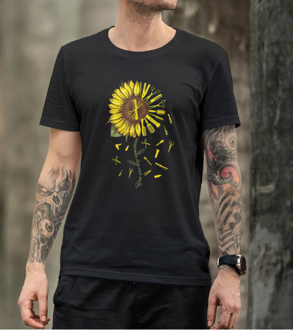 Hair Stylist Hair Dresser Barber You Are My Sunshine T-Shirt
