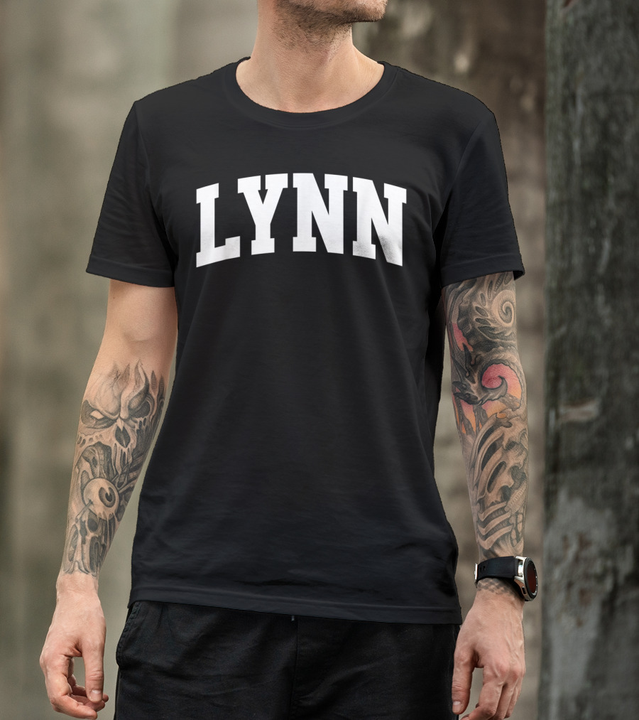 Lynn Vintage Sports Team Arch Retro T-Shirt