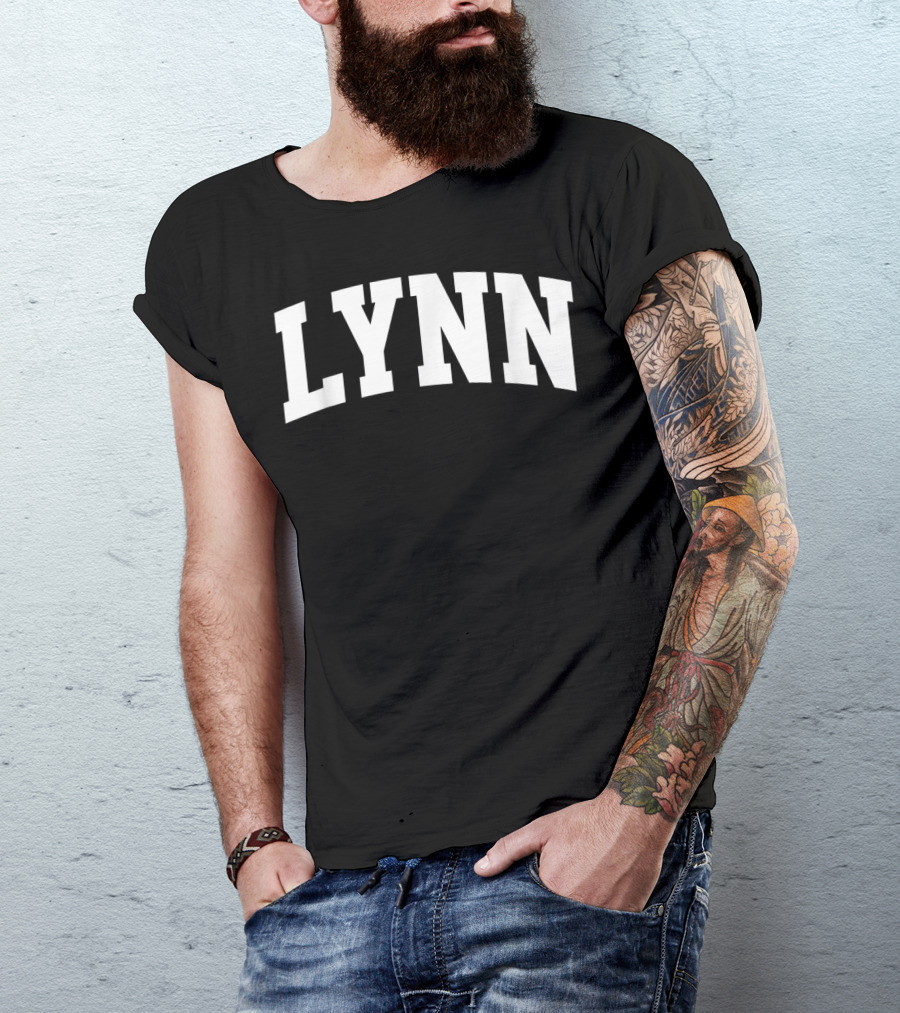 Lynn Vintage Sports Team Arch Retro T-Shirt