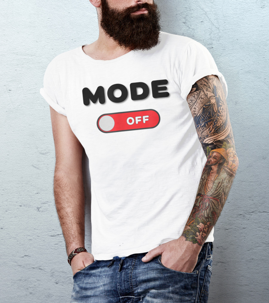 MODE OFF Red Toggle Switch T-Shirt
