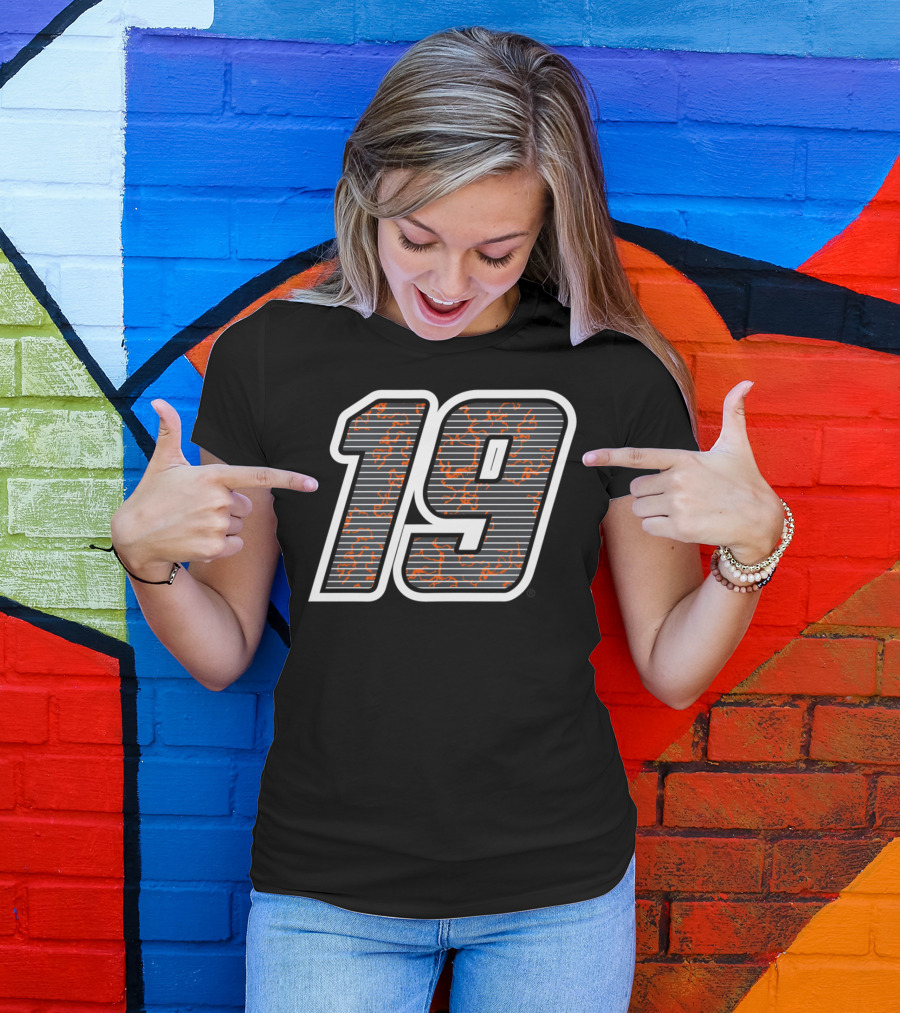 Nascar Martin Truex Jr Joe Gibbs Racing Number 19 Marble T-Shirt