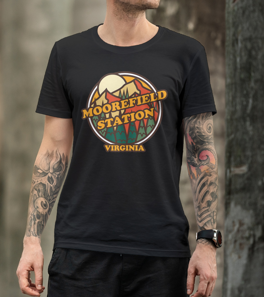 Moorefield Station Virginia Scenic Mountain T-Shirt