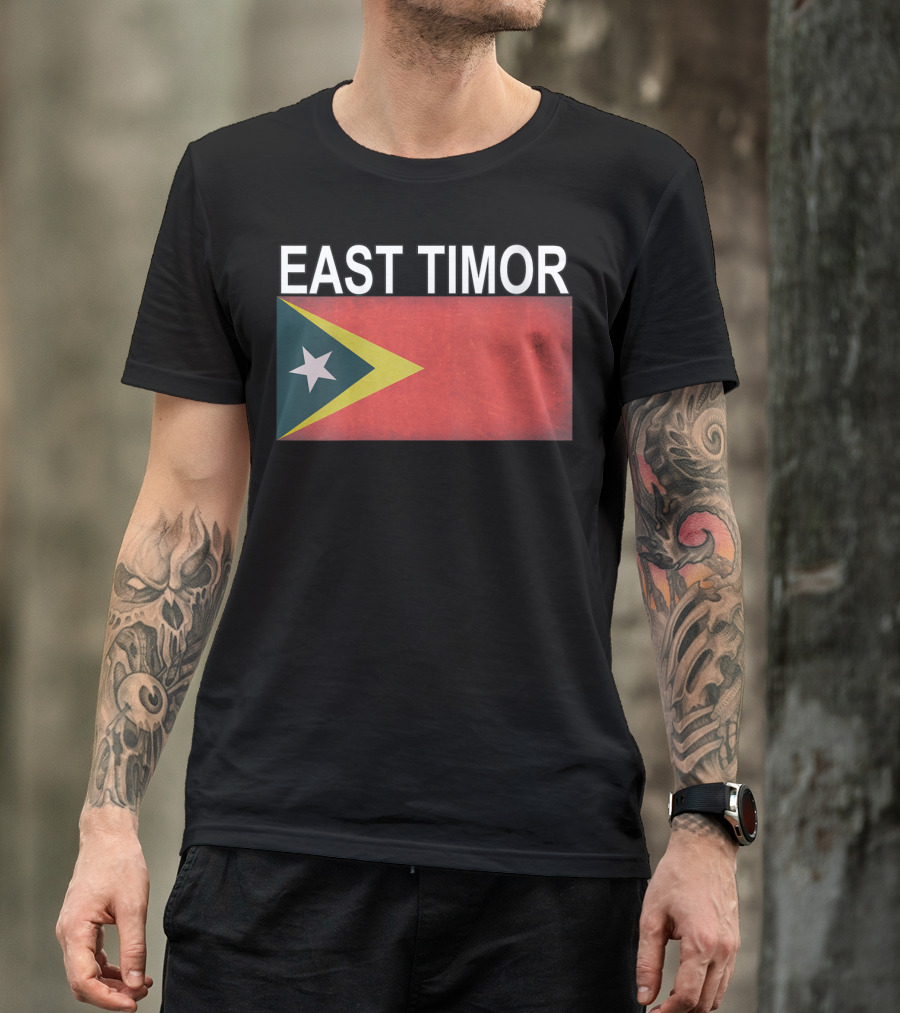 EAST TIMOR Timoreseeffect National Flag T-Shirt