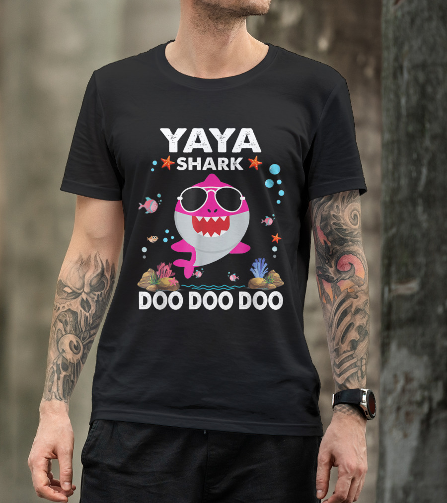 Yaya Shark Doo Doo Doo T-Shirt