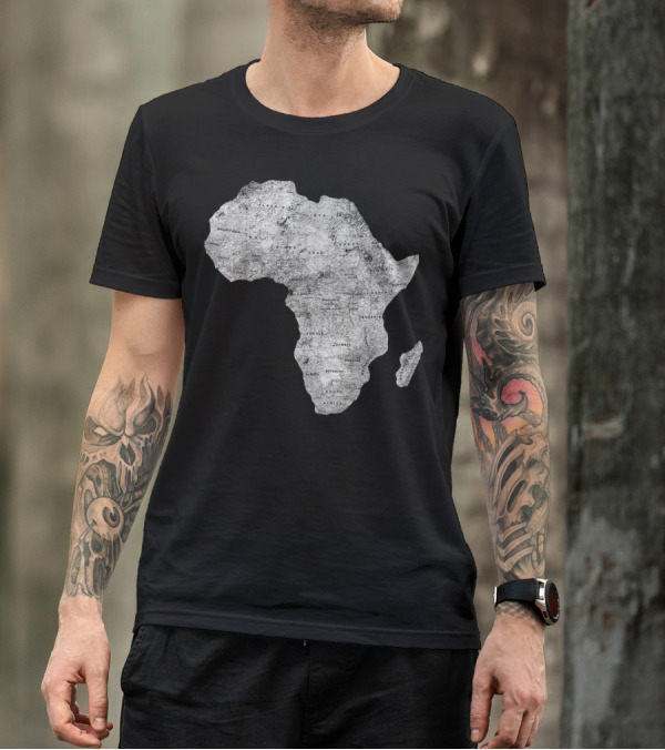 Africa Map African Black Pride Continent Nations T-Shirt