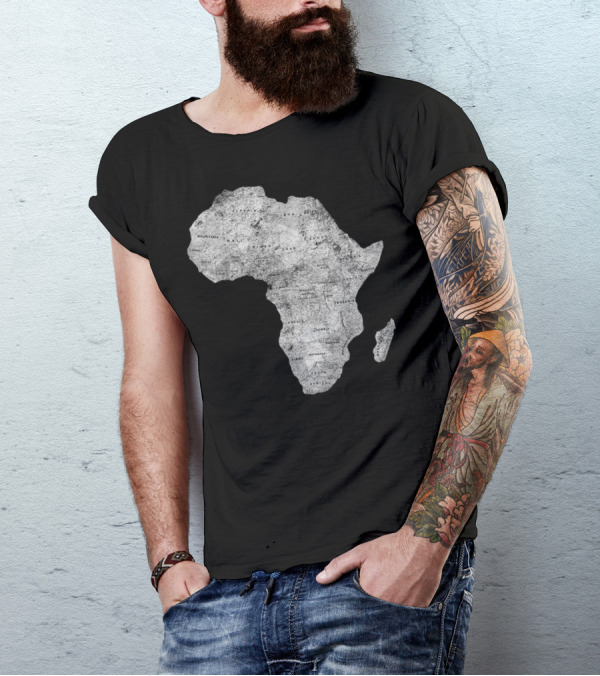 Africa Map African Black Pride Continent Nations T-Shirt