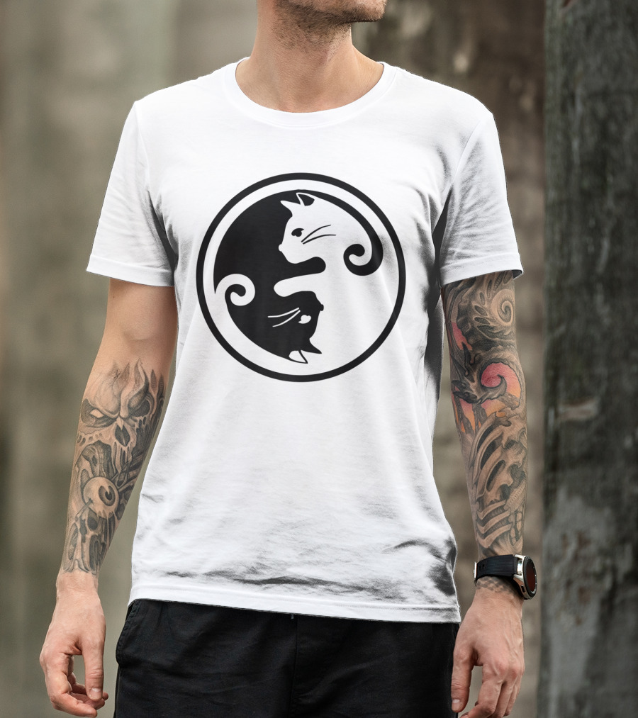 Cat Yin Yang T-Shirt