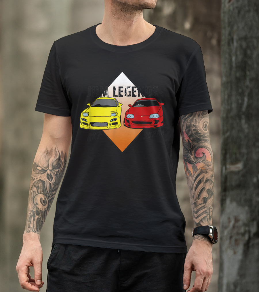 JDM Legends RX7 Supra Turbo Classic Cars T-Shirt