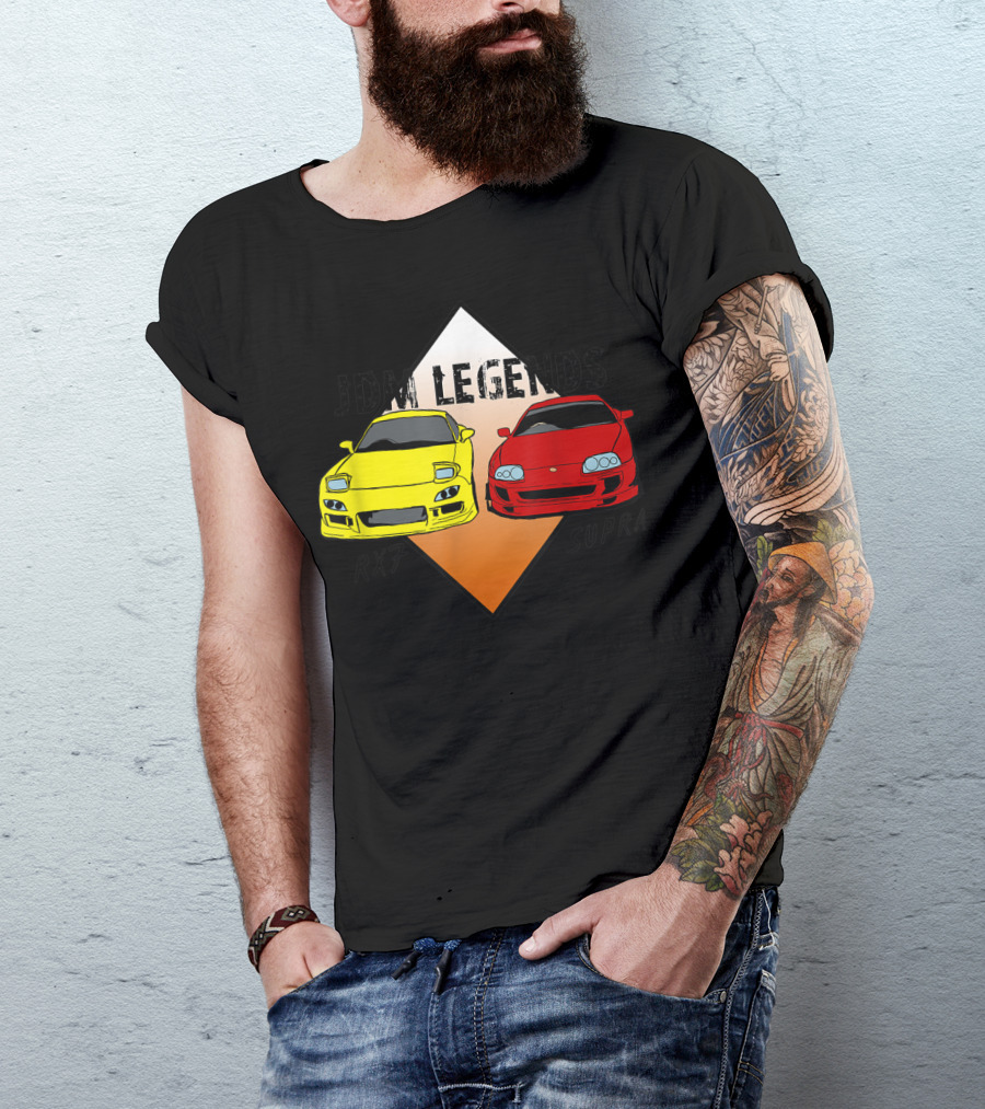 JDM Legends RX7 Supra Turbo Classic Cars T-Shirt