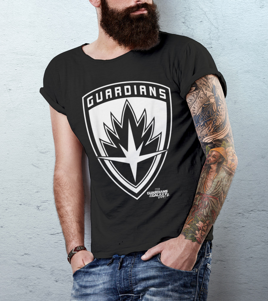 Guardians Of The Galaxy Vol 2 Marvel Classic Shield T-Shirt