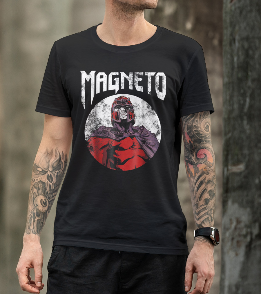 Marvel Xmen Magneto Classic Rock Band T-Shirt