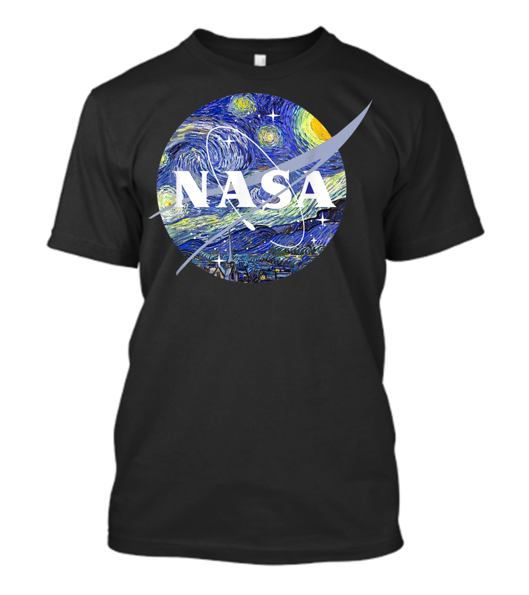 NASA Starry Night Classic Chevron Lovers T-Shirt