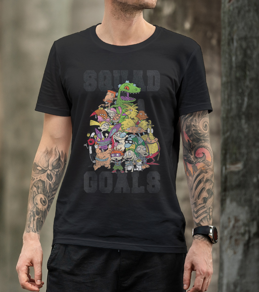 Nickelodeon Classic 90s Show Character Squad Goals T-Shirt