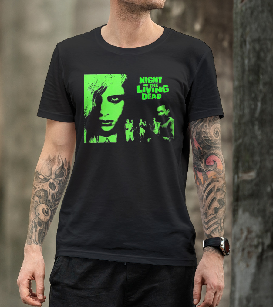 Night Of The Living Dead Vintage Classic Zombie Horror Movie T-Shirt