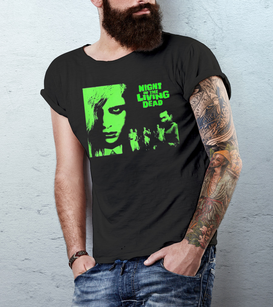 Night Of The Living Dead Vintage Classic Zombie Horror Movie T-Shirt