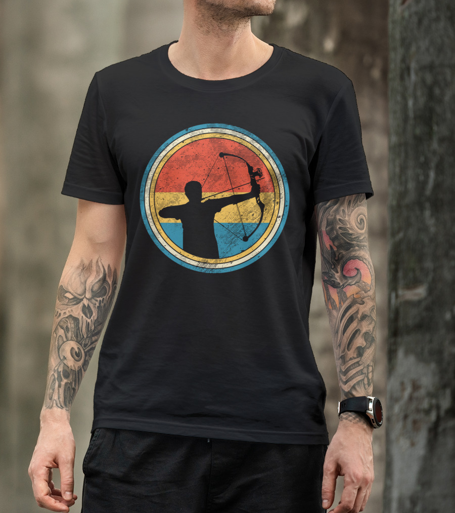 Vintage Distressed Archery Bow T-Shirt