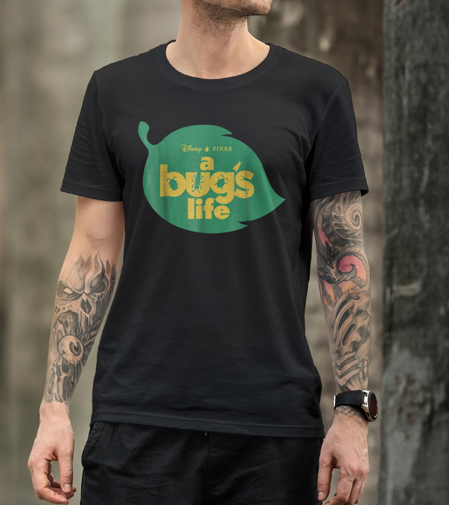 Disney Pixar A Bug's Life Green Leaf T-Shirt