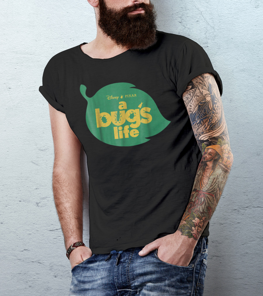 Disney Pixar A Bug's Life Green Leaf T-Shirt