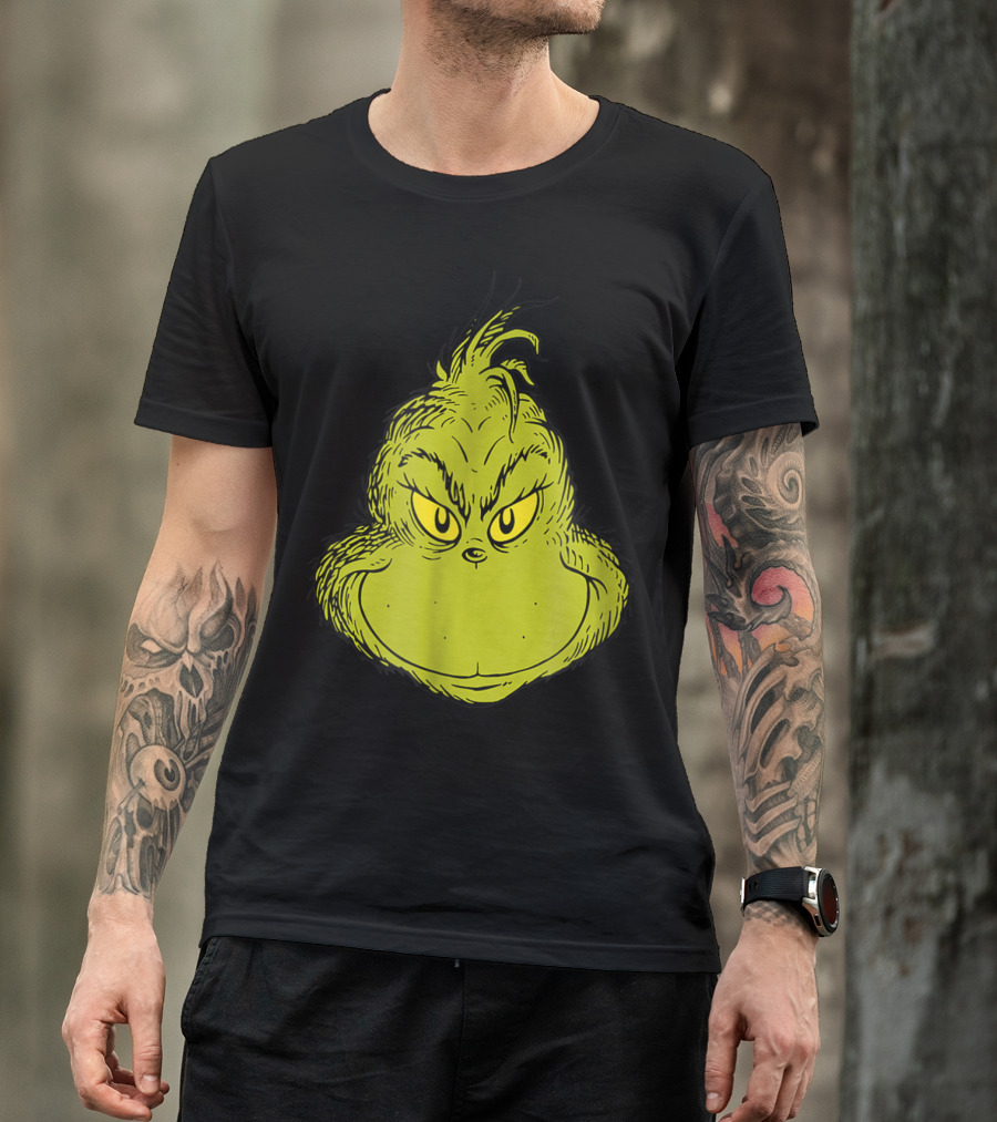 Dr Seuss Grinch Classic Face T-Shirt