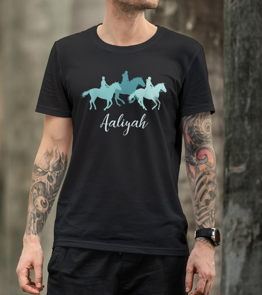 Aaliyah Personalized Horse Rider T-Shirt