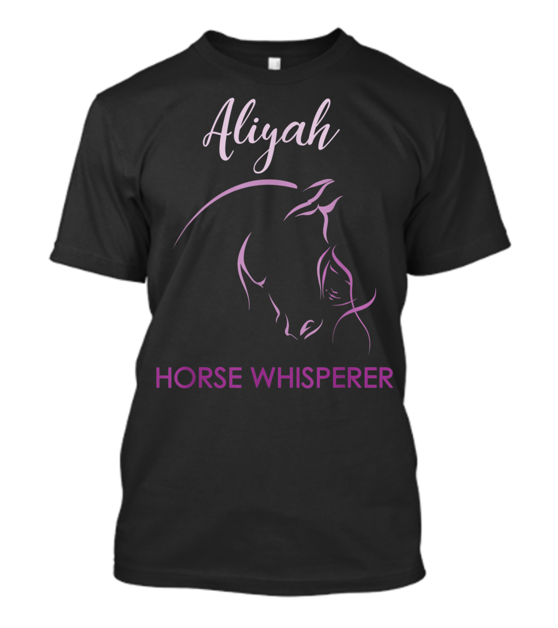 Aliyah Horse Whisperer Personalized Name T-Shirt