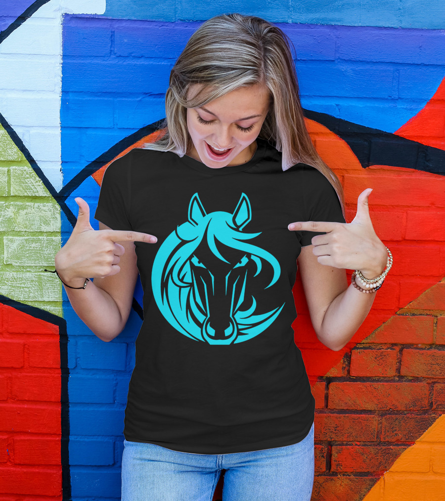 Angry Horse Neon Glowing T-Shirt