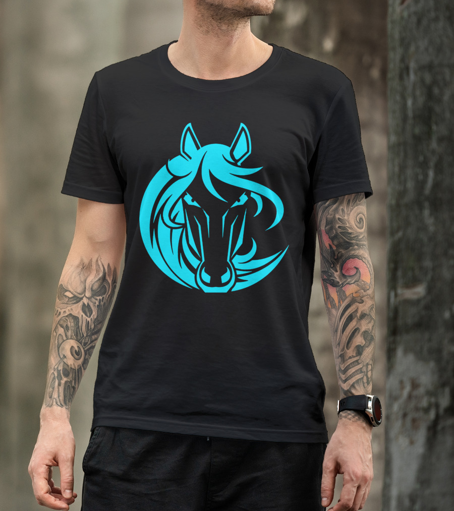 Angry Horse Neon Glowing T-Shirt