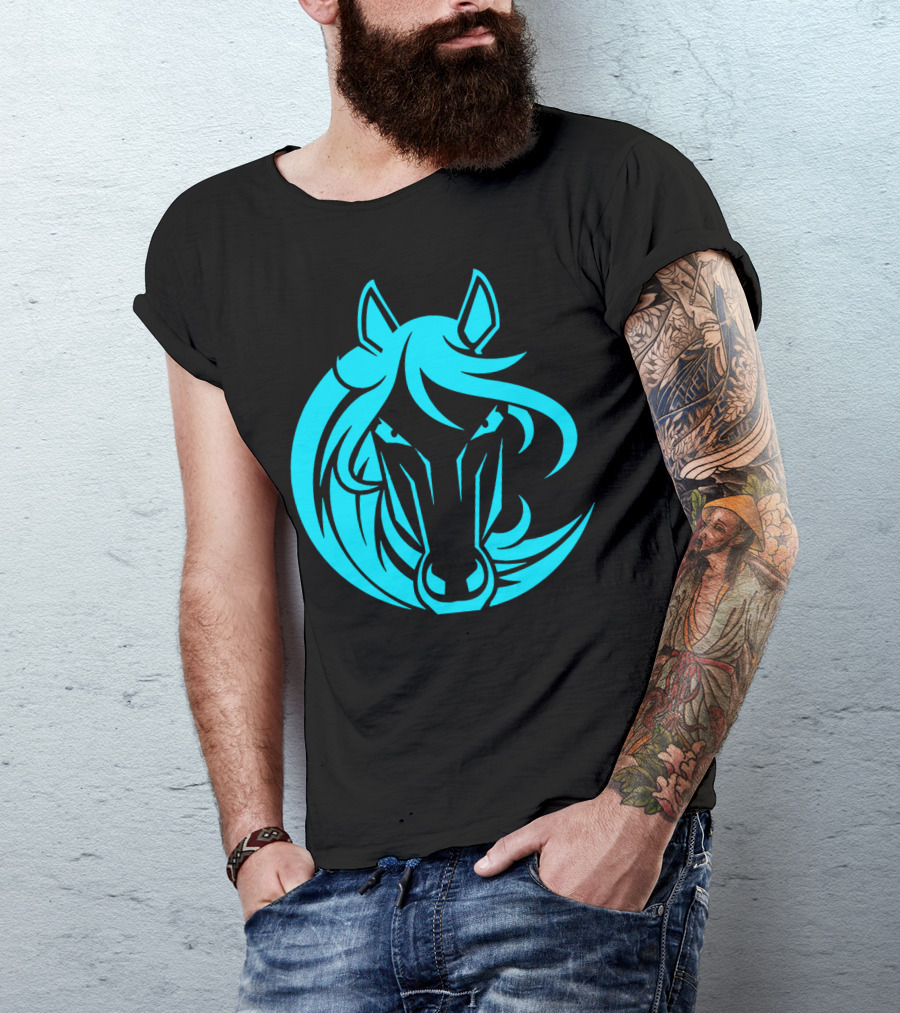 Angry Horse Neon Glowing T-Shirt