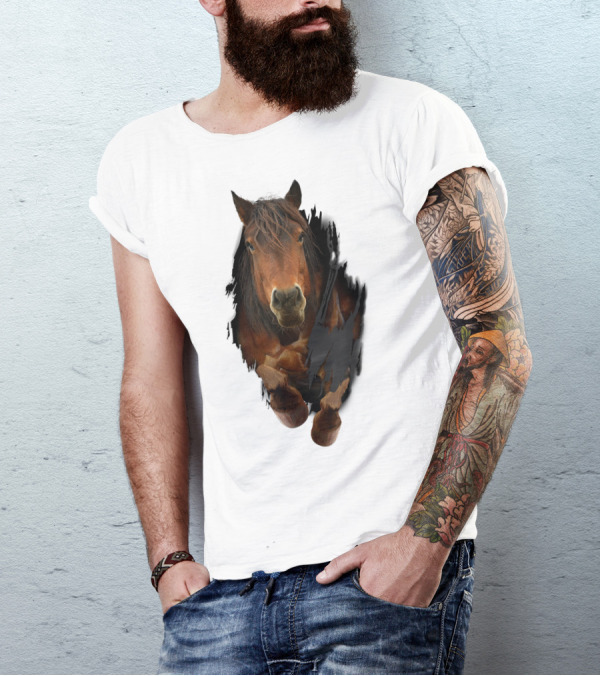 Arabian Brown Horse Dynamic T-Shirt